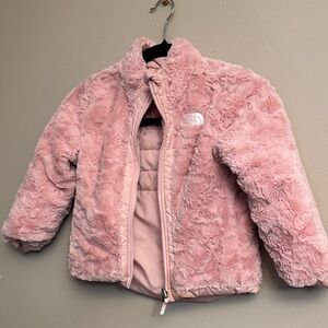 The North Face Blush Pink Reversible Jacket size XXS